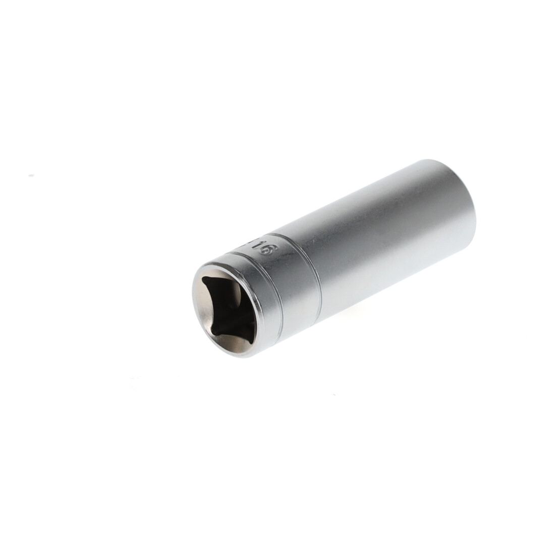 Gedore red Zündkerzeneinsatz, 1/2" 12,5 mm, SW 16 mm, handbetätigt, 65 mm lang, matt verchromt, für Zündkerzen, R61021612
