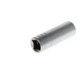 Gedore red Zündkerzeneinsatz, 1/2" 12,5 mm, SW 16 mm, handbetätigt, 65 mm lang, matt verchromt, für Zündkerzen, R61021612