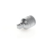 Gedore Reduzierstück, 3/8 Zoll auf 1/4 Zoll, Für handbetätigte Steckschlüsseleinsätze mit Vierkantantrieb, Kugelarretierung, Vanadium-Stahl 31CrV3-5