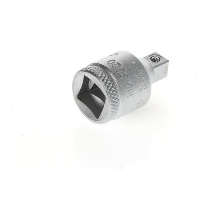 Gedore Reduzierstück, 3/8 Zoll auf 1/4 Zoll, Für handbetätigte Steckschlüsseleinsätze mit Vierkantantrieb, Kugelarretierung, Vanadium-Stahl 31CrV3