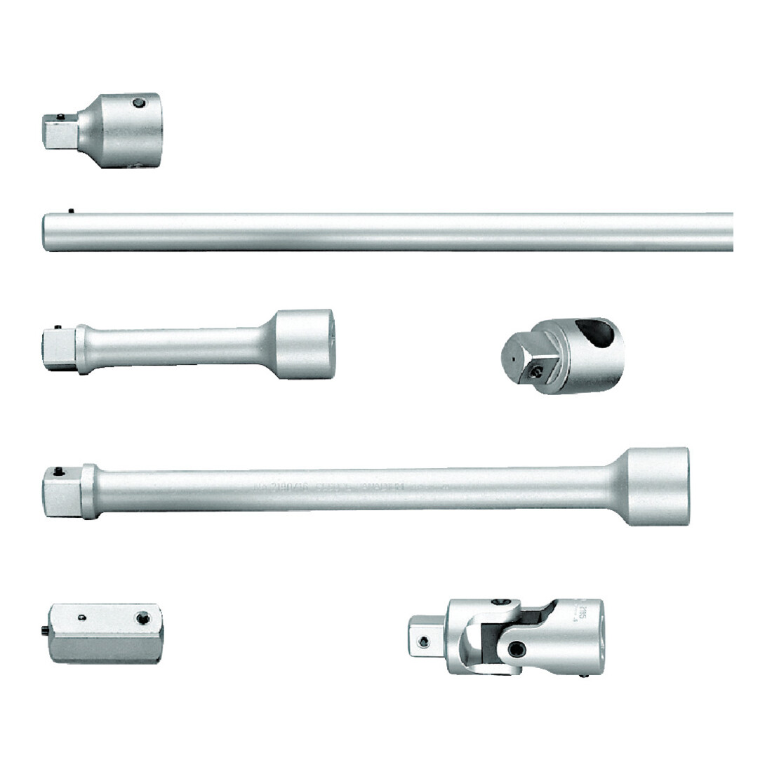 Gedore Reduzierstuk, 1 inch naar 3/4 inch, voor handbediende dopsleutelbits met vierkante aandrijving, penborging, vanadiumstaal 31CrV3