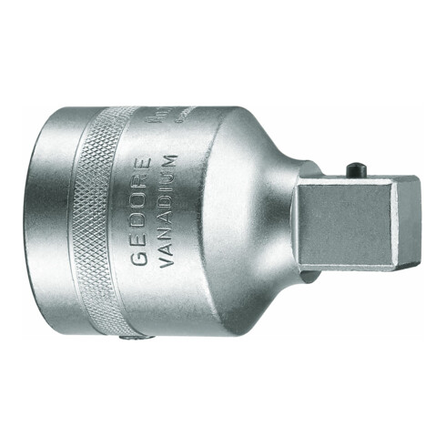 Gedore Riduttore, 1 pollice a 3/4 pollice, per inserti chiave a cricchetto manuale con attacco quadro, sicurezza a perno, acciaio Vanadio 31CrV3