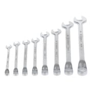 Gedore Ring- en steeksleutelset, 8-delig, SW 8-19 mm, geknikt, 12-kant, UD-profiel, 1 B-080-5