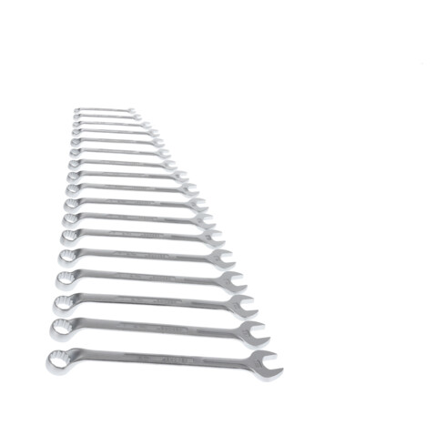 Gedore Ring-Maulschlüssel-Satz, 17-teilig, SW 6-22 mm, gekröpft, 12-kant, UD-Profil, Schraubenschlüssel Set, 1 B-017