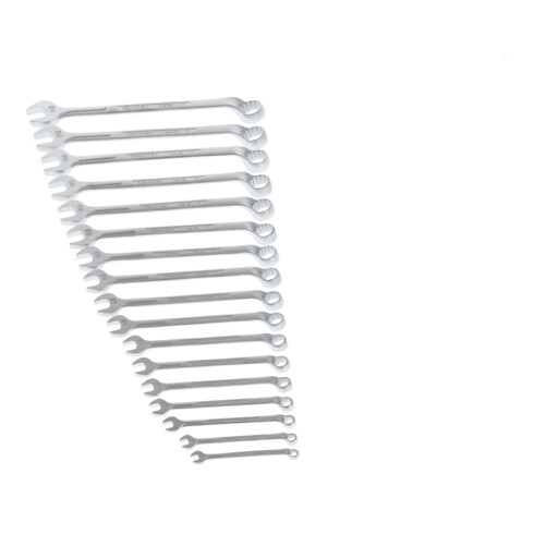 Gedore Ring-Maulschlüssel-Satz, 17-teilig, SW 6-22 mm, gekröpft, 12-kant, UD-Profil, Schraubenschlüssel Set, 1 B-017