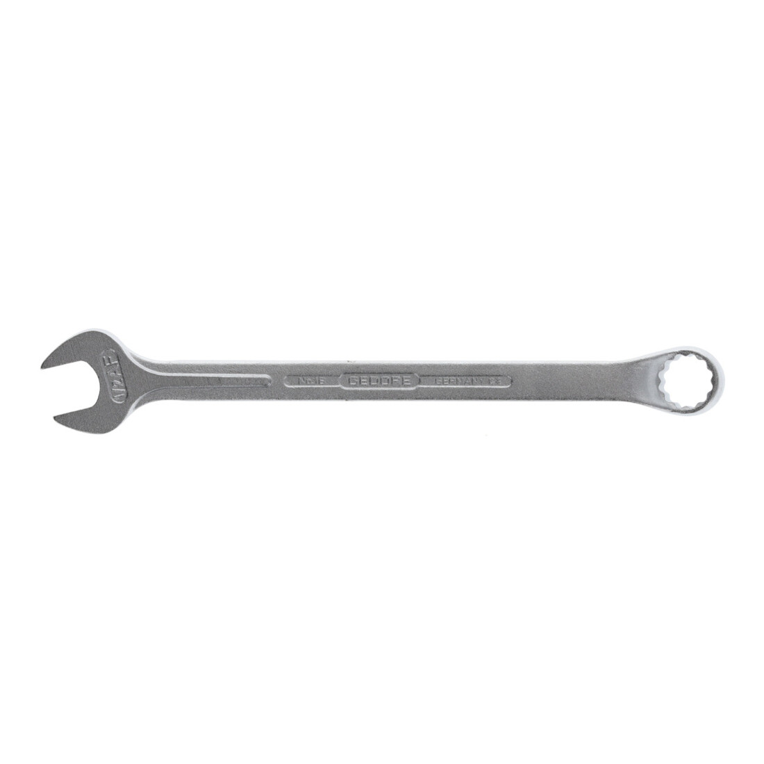 Gedore Ring-Maulschlüssel, SW 1/2", zöllig, gekröpft, abgewinkelt, 12-kant, UD-Profil, Schraubenschlüssel, 1 B 1/2AF