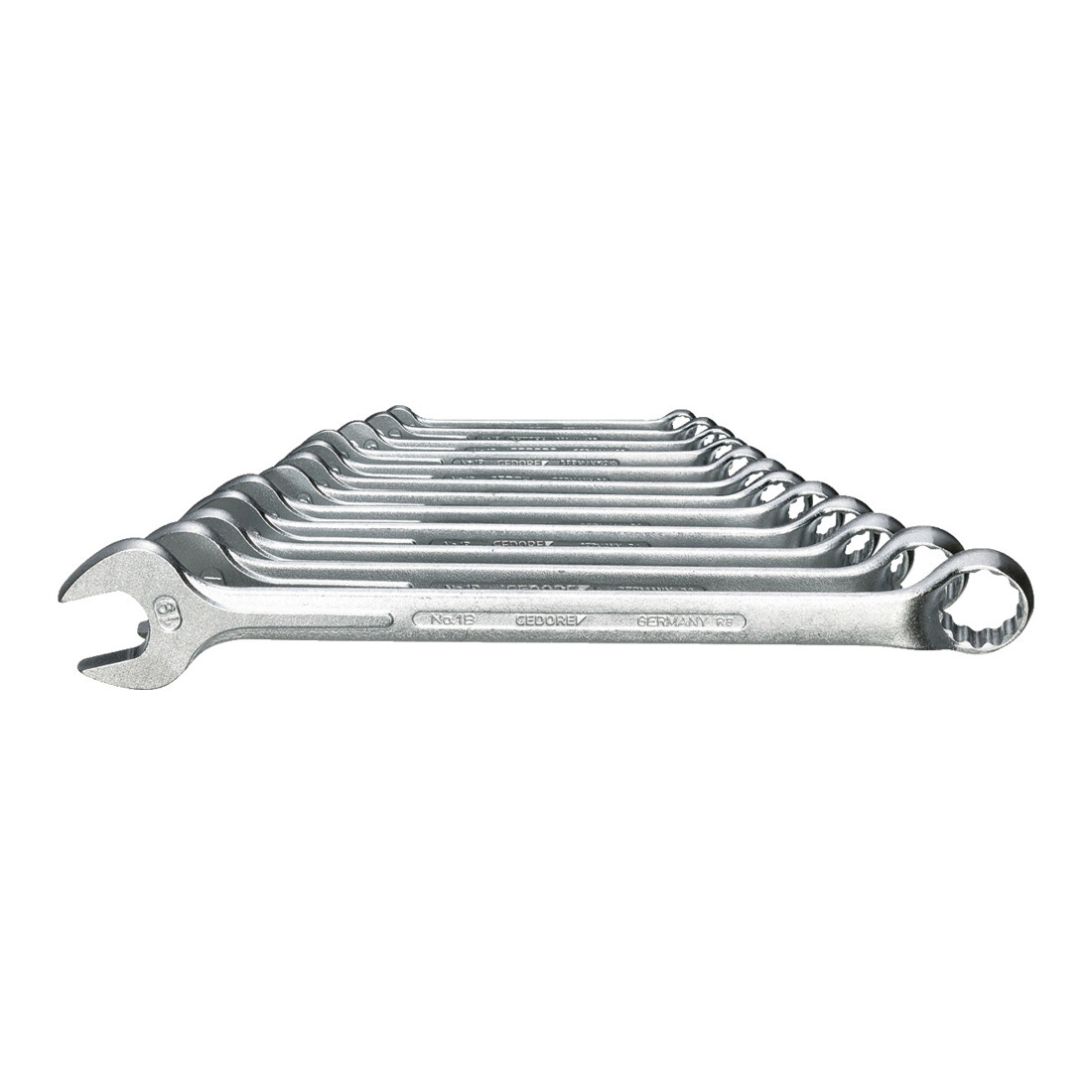 Gedore ringsteeksleutelset 12 delig 6-19 mm