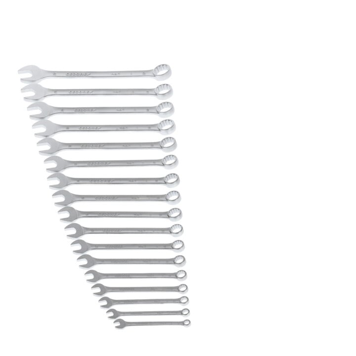 Gedore ringsteeksleutelset  17 delig UD profiel 6-22 mm