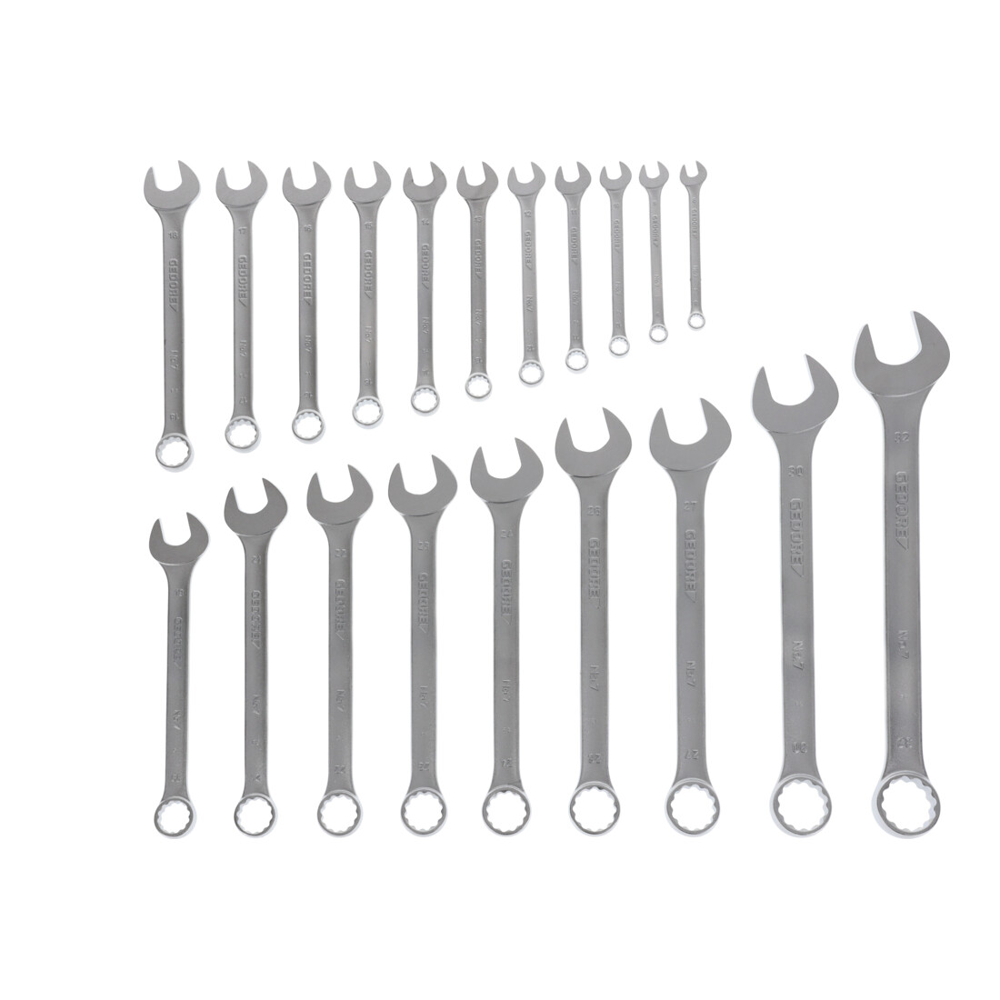 Gedore ringsteeksleutelset 20 delig UD profiel 8-32 mm