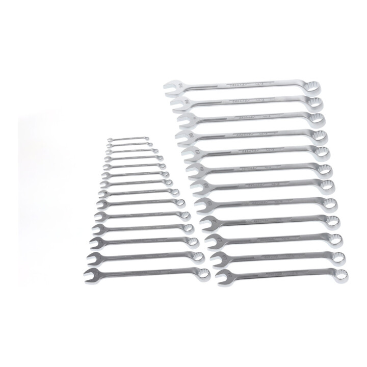 Gedore ringsteeksleutelset 26-delig, 6-32 mm, ringzijde 10° verzet