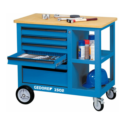 Gedore Rollwerkbank, Maße: H 875 x B 950 x T 550 mm