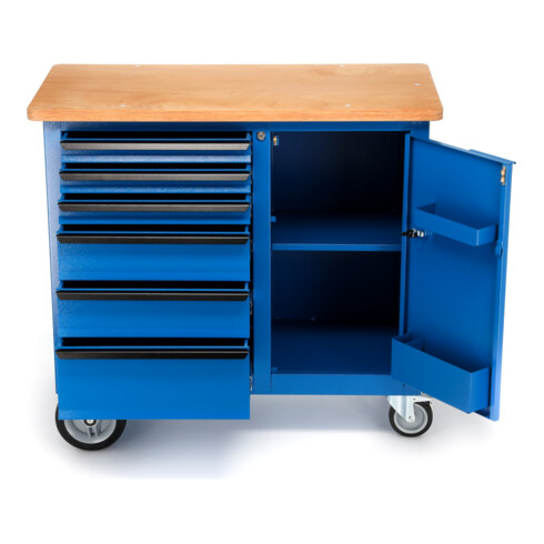 Gedore Rollwerkbank mit 6 Schubladen