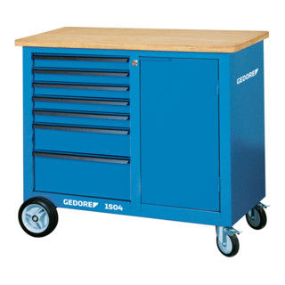 Gedore Rollwerkbank mit 7 Schubladen