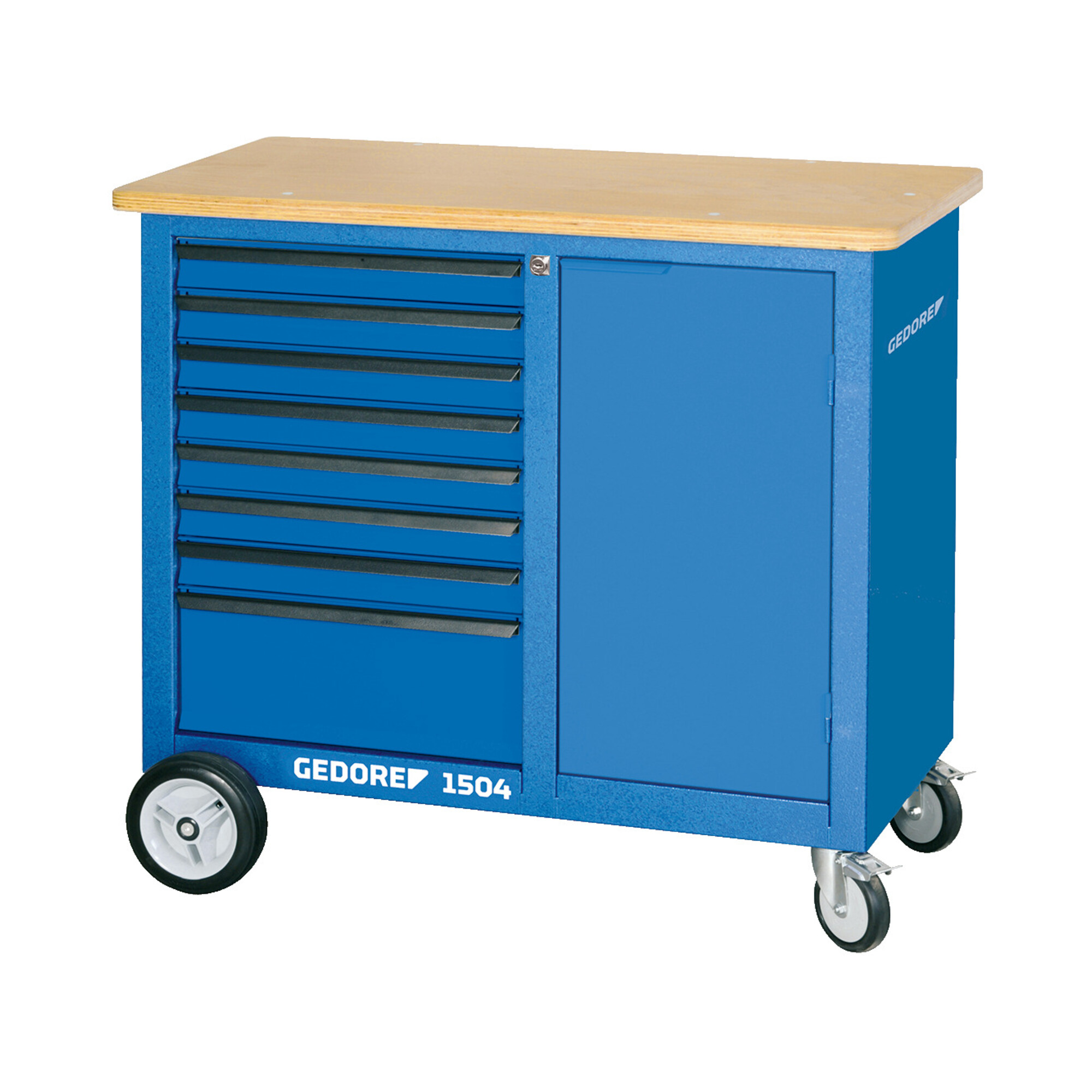 Gedore Rollwerkbank mit 8 Schubladen