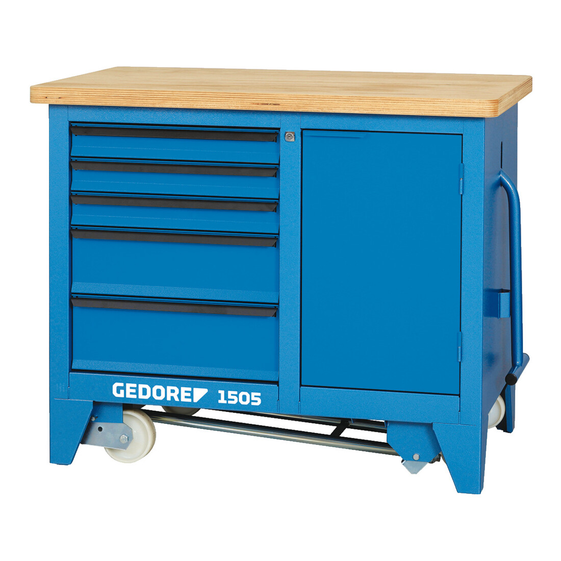 Gedore rolwerkbank, afmetingen: H 900 x B 1100 x D 652 mm