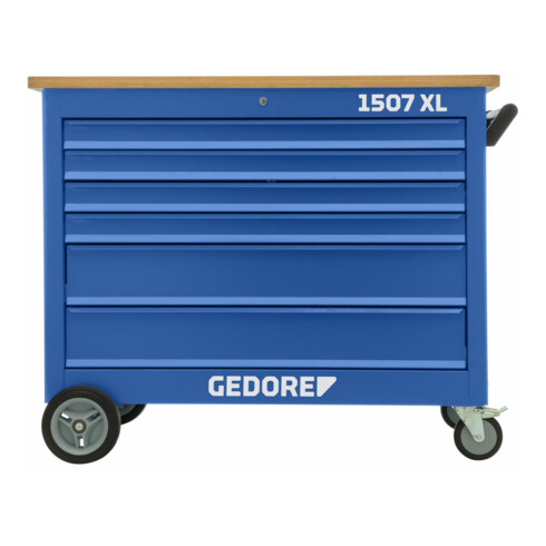Gedore rolwerkbank met gereedschap assortiment 308tlg