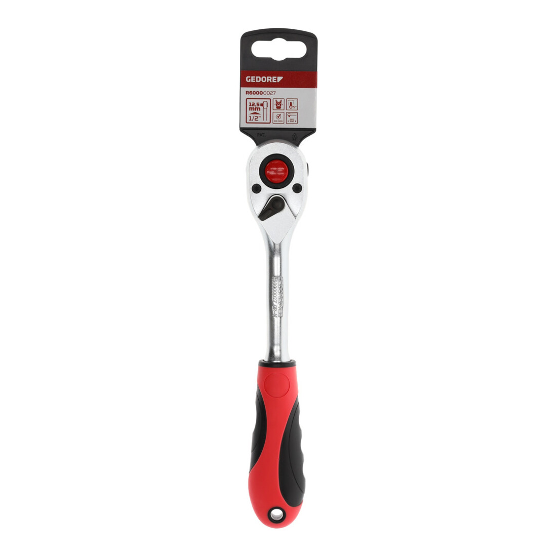 Gedore Rouge 2K à cliquet inversé 1/2 L.250mm RSW5° RSW5