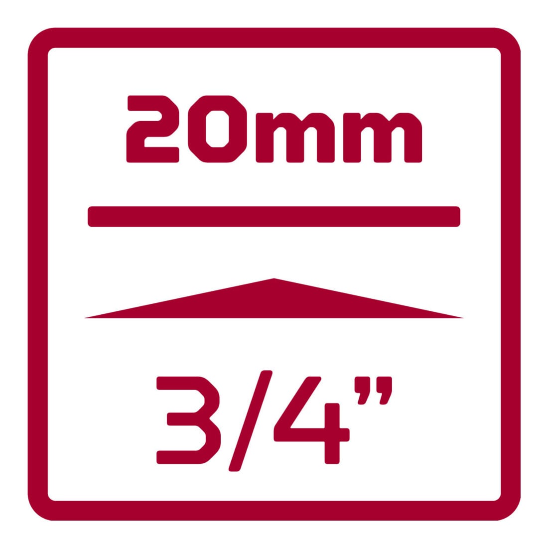 Gedore rouge à cliquet réversible 3/4 L.503mm RSW15°.