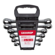 Gedore rouge double jeu de clés à cliquet double SW 8-19mm 6tlg-1