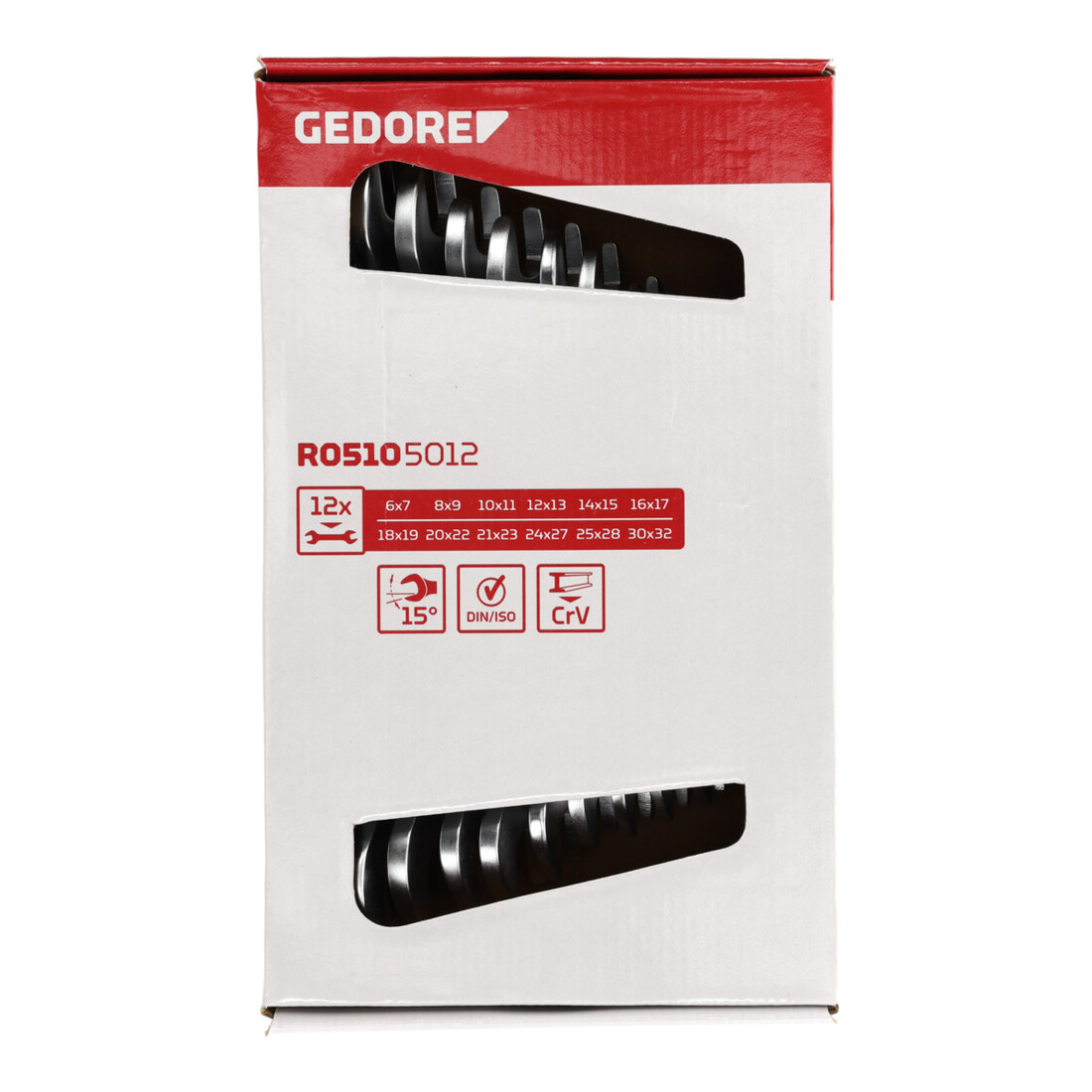Gedore Rouge double jeu de clés à fourche SW 6-32mm 12 pcs