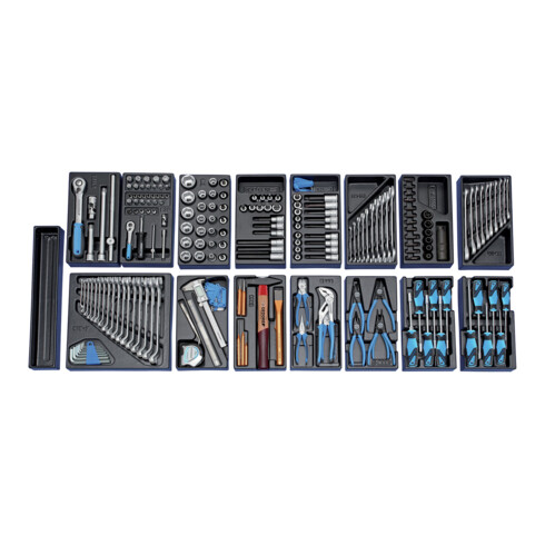 Gedore S 1500 ES-02 Modul-Sortiment mittel, 207-teilig