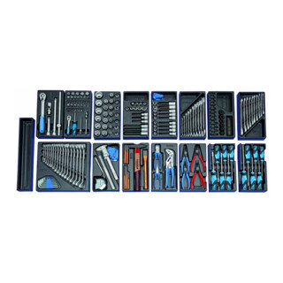 Gedore S 1500 ES-02 Modul-Sortiment mittel, 207-teilig