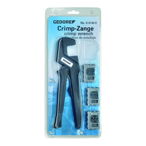 Gedore S 8140 J Set di pinze crimpatrici INDUSTRIAL 4 pezzi
