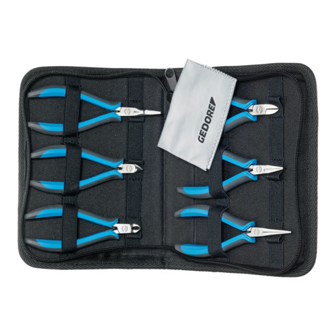 Gedore S 8305 Set pinze elettroniche ESD, 6 pezzi