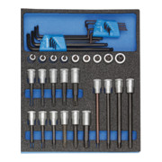 Gedore Satz Schraubendrehereinsätze 1/2" in Check-Tool-Modul, 41-tlg-1