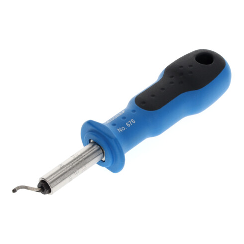 Gedore Sbavatore, 1/4" 6,3 mm, per sbavatura bordi pezzi, rotante, con manico in plastica, 8730