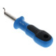 Gedore Sbavatore, 1/4" 6,3 mm, per sbavatura bordi pezzi, rotante, con manico in plastica, 8730-2