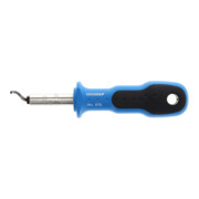 Gedore Sbavatore, 1/4" 6,3 mm, per sbavatura bordi pezzi, rotante, con manico in plastica, 8730-4