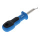 Gedore Sbavatore, 1/4" 6,3 mm, per sbavatura bordi pezzi, rotante, con manico in plastica, 8730-4