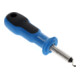Gedore Sbavatore, 1/4" 6,3 mm, per sbavatura bordi pezzi, rotante, con manico in plastica, 8730-5