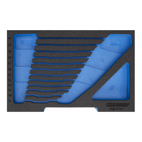 Gedore EI-1100 CT1-7 Schaumstoffmodul 1/2 L-BOXX 136 leer