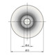 Gedore Schneidrädchen für niro-Rohre 20x48x51 mm-1