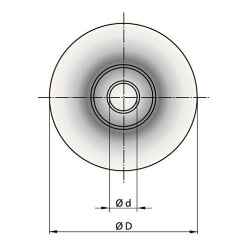 Gedore Schneidrädchen für niro-Rohre 20x48x51 mm