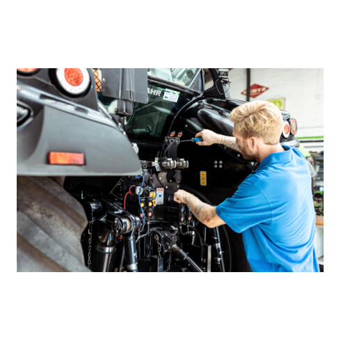 Gedore Schraubendreher Kreuzschlitz PH2, Schraubenzieher, 3-Komponenten-Griff, Länge 310 mm, Werkzeug, 2160 PH 2-200, Stahl