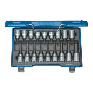 Gedore Schraubendreher-Satz 1/2" 18-tlg Innen-Torx T20-60
