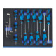 Gedore 2005 CT2-2160 Schraubendreher-Satz in Check-Tool-Modul, 15-teilig-1