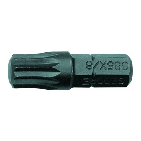 Gedore Schraubendreherbit 1/4", Vorteilspack 10-tlg, XZN Vielzahn M6