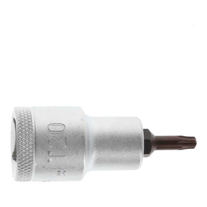 Gedore Schraubendrehereinsatz Bit Innen-TX, kurz, T20, SW 3,86 mm, 1/2" 12,5 mm, Schraubenziehereinsatz, Werkzeug, ITX 19 T20