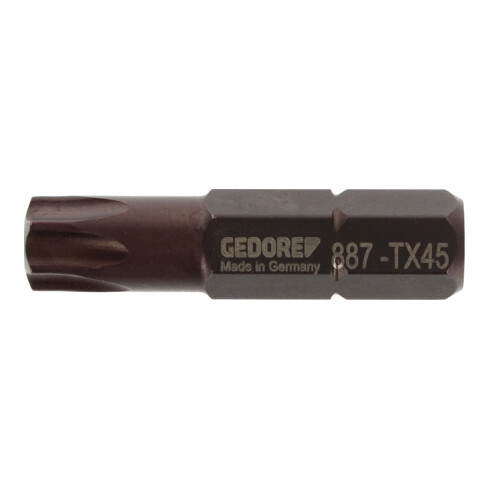 Gedore Schraubendrehereinsatz Bit Innen-TX, SW T45, 5/16", 8 mm, Schraubenziehereinsatz, Werkzeug, 887 TX T45