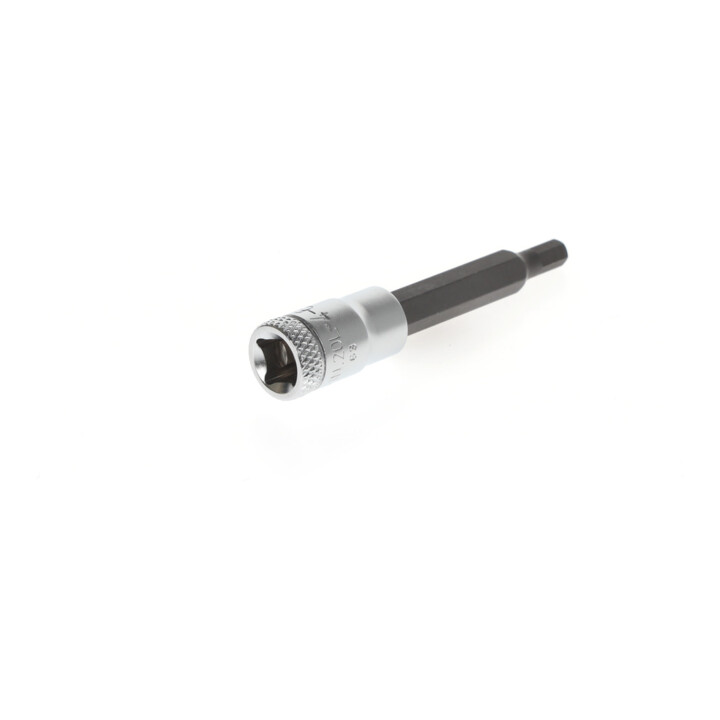 Gedore Schraubendrehereinsatz Bit Innensechskant, lang, SW 4 mm, 1/4" 6,3 mm, Schraubenziehereinsatz, Werkzeug, IN 20 L4-60