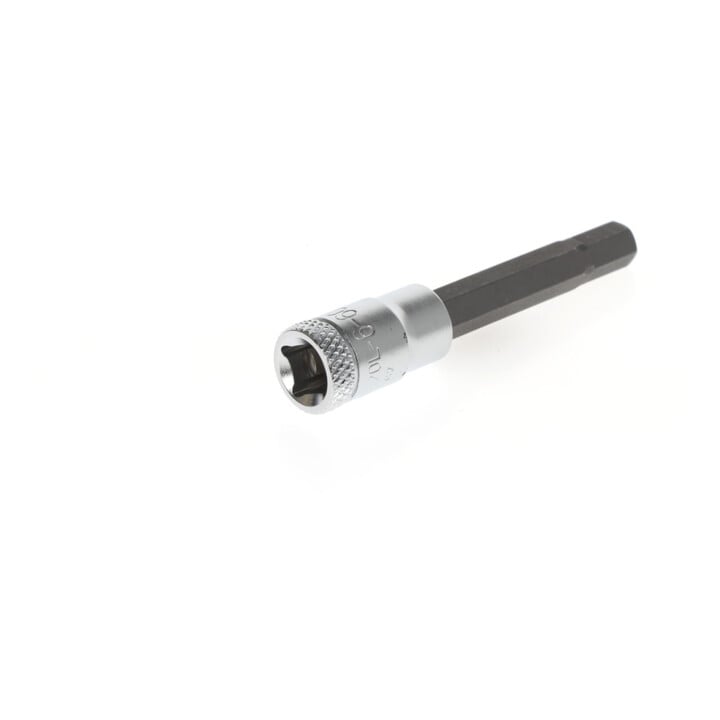 Gedore Schraubendrehereinsatz Bit Innensechskant, lang, SW 6 mm, 1/4" 6,3 mm, Schraubenziehereinsatz, Werkzeug, IN 20 L6-60