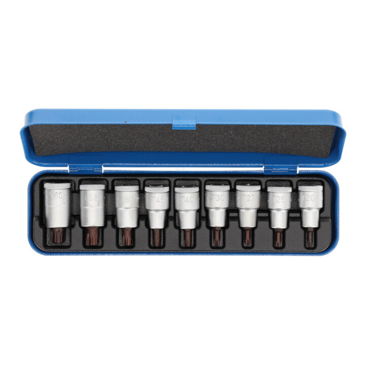 Gedore Schroevendraaierset 1/2" 9 delig Binnen TX T20-60