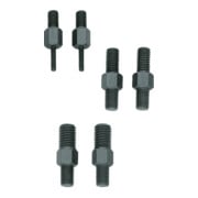 Gedore Set adattatori filettati 1.81/2 per applicazioni a 1 foro, M14x1,5-1