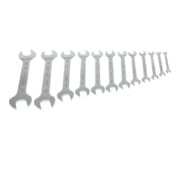 Gedore Set chiavi a bocca doppie, 12 pz, 6-34 mm, metrico, piatto, cromato opaco, 6-122 ISO-5