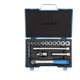 Gedore Set chiavi a bussola, 19 pezzi, esagonale, 1/2", 8-24mm, attrezzi, cricchetto, per auto, 19 JMU 3-1