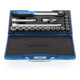 Gedore Set chiavi a bussola, 19 pezzi, esagonale, 1/2", 8-24mm, attrezzi, cricchetto, per auto, 19 JMU 3-4